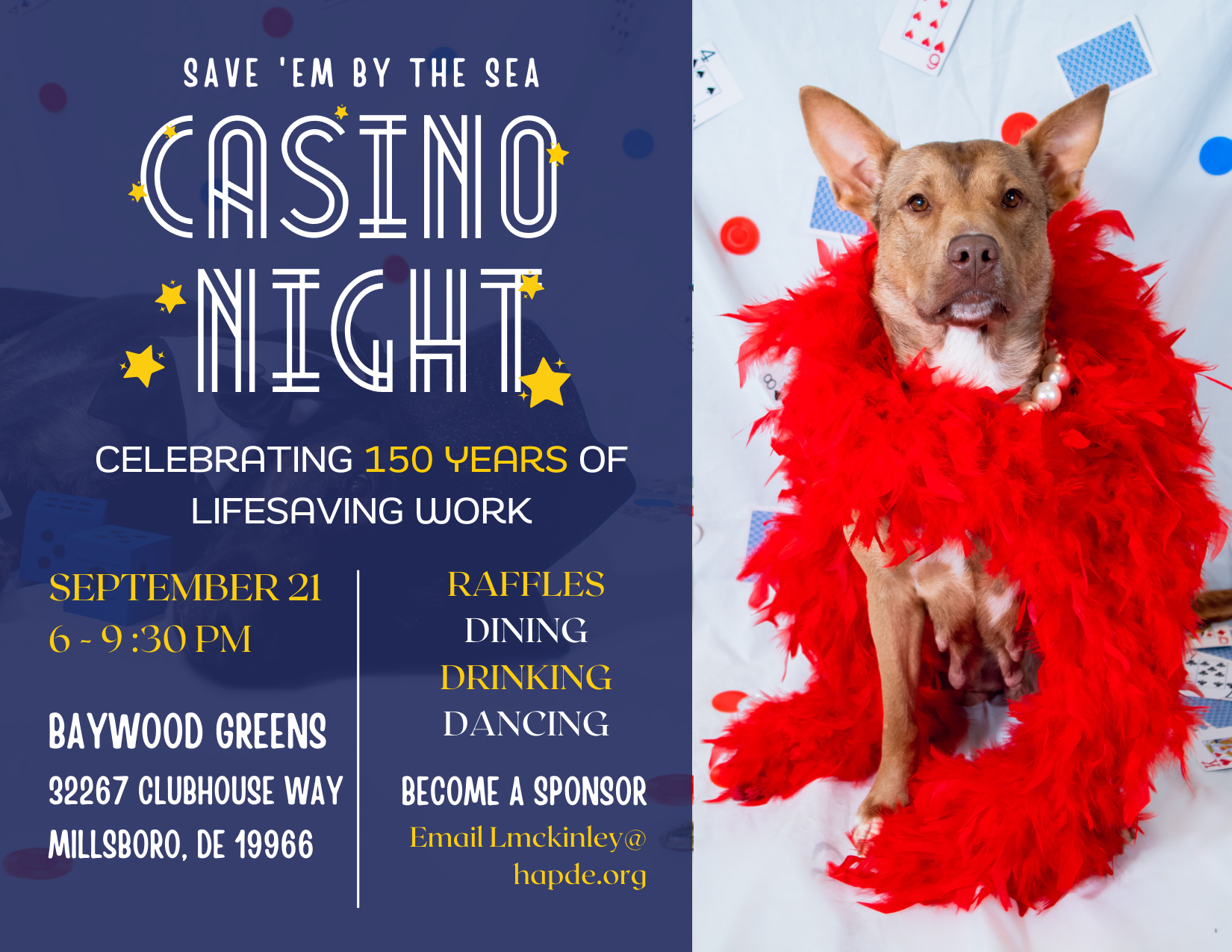 save ’em by the sea casino night: anniversary celebration – Humane ...