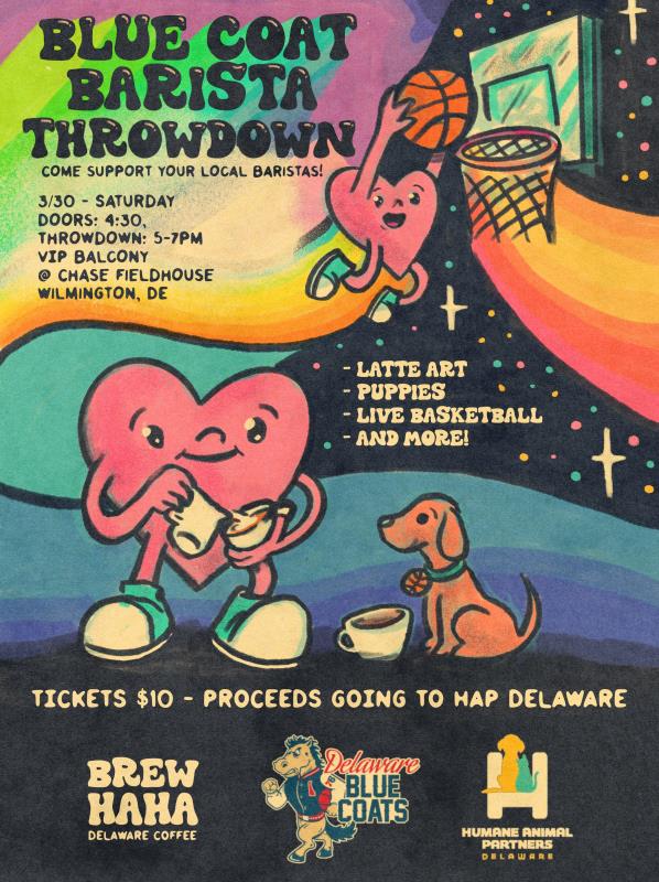 Blue Coat Barista Throwdown Benefitting Humane Animal Partners